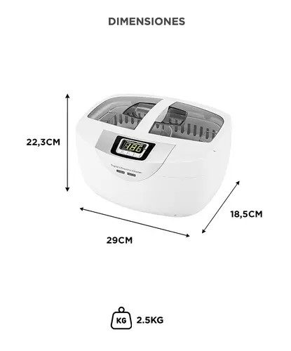 LAVADORA ULTRASONICA 2.5L gadnic imagen 3